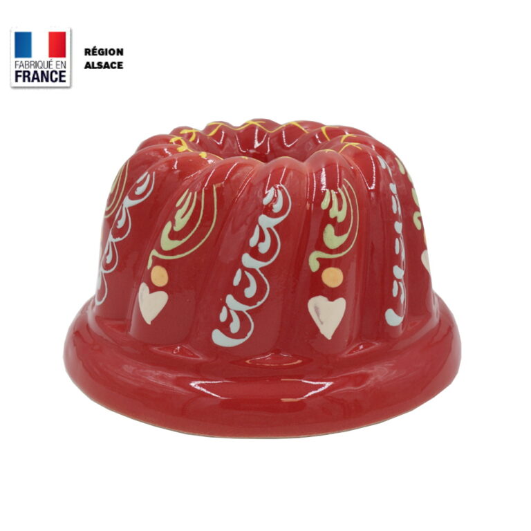 Moule à Kouglof Rouge Marguerite / 24 cm