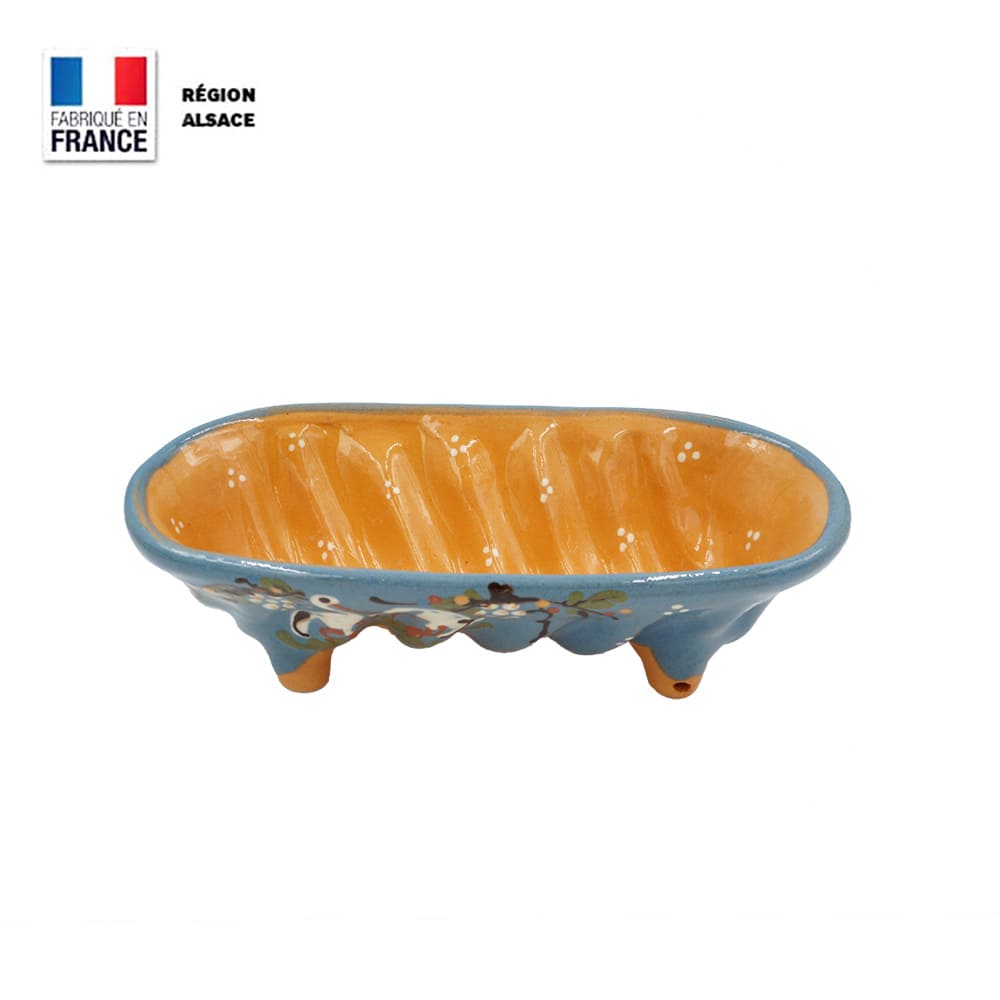 Moule à Langhopf Bleu Décor Cigognes (26 cm)