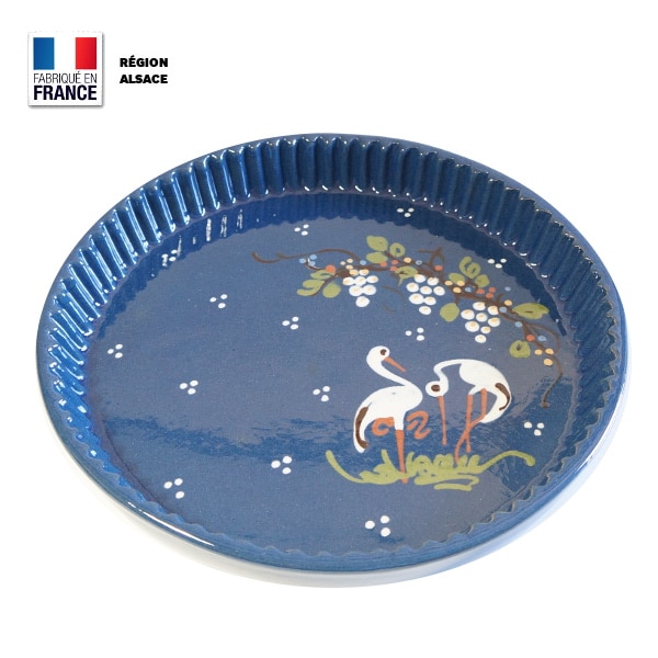 Moule à Tarte Bleu – Cigogne