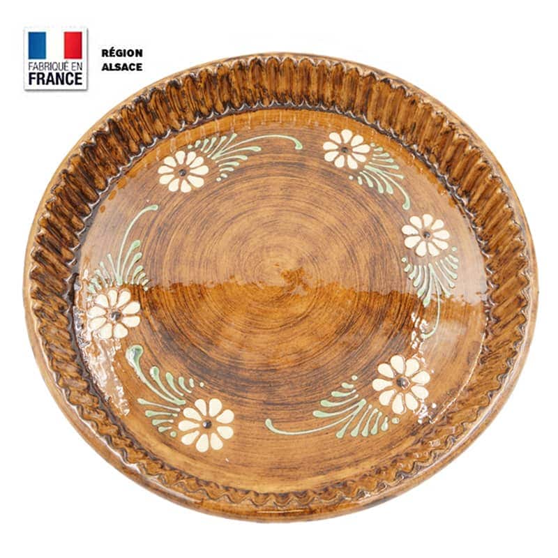 Moule à Tarte Faux Bois – Fleurs