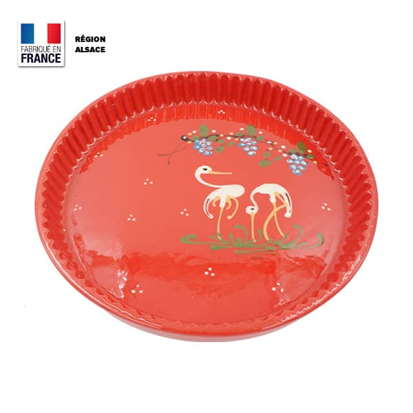 Moule à Tarte Rouge – Cigogne