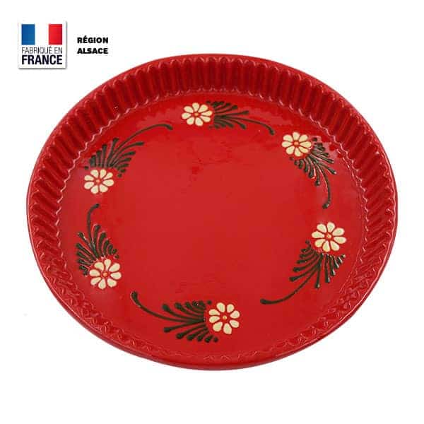 Moule à Tarte Rouge – Marguerites