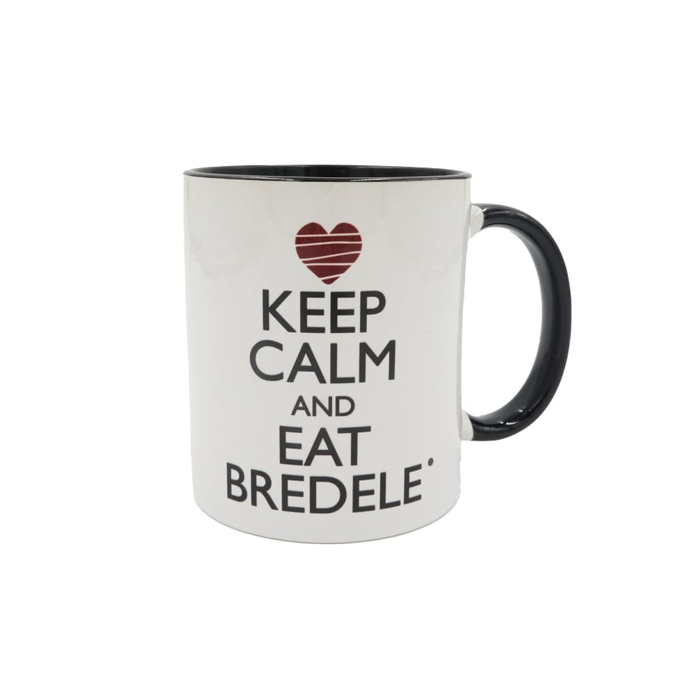 Mug Keep Calm and Eat Bredele – Intérieur Noir