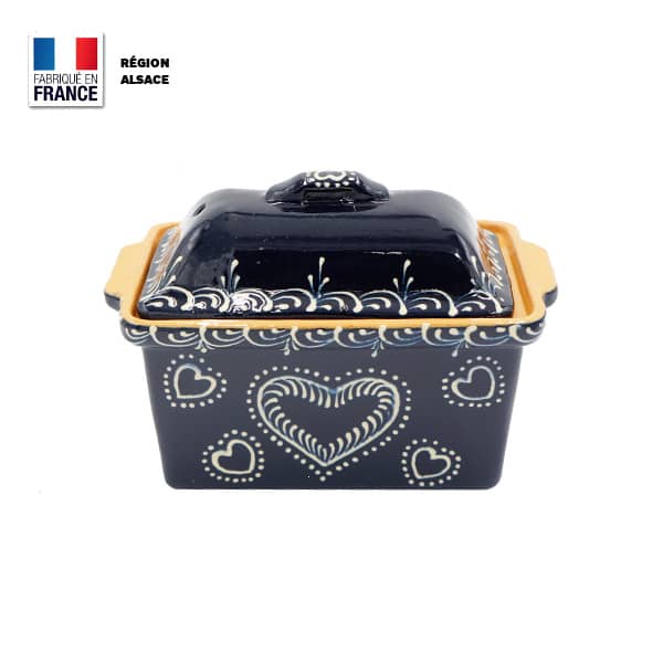 Terrine à Foie Gras – Bleue décor Coeur