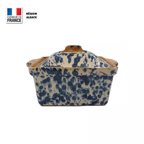 Terrine à Foie Gras – Bleue motifs balai – 900g